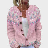 Daniela - Cardigan Floral de Otoño