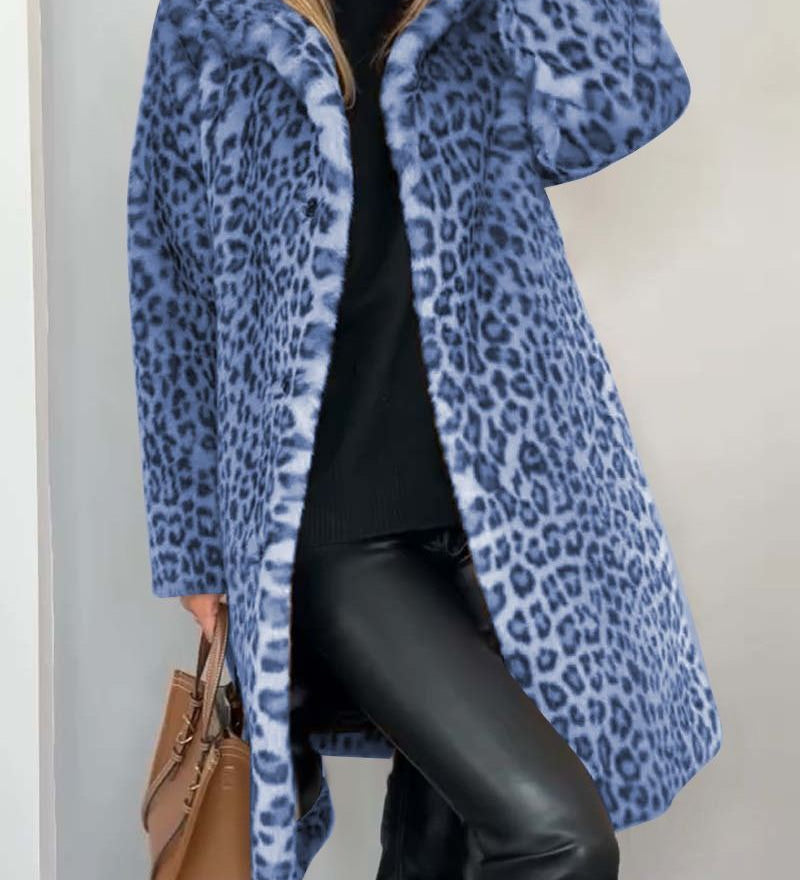 Leia - Abrigo Largo Leopardo