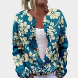 Mariana - Cardigan Floral de Otoño