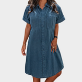 Vestido de mezclilla suave de verano
