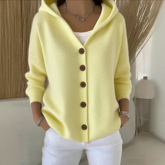 Felícia - Cardigan moderno con capucha