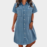 Vestido de mezclilla suave de verano