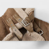 Catarina - Chaqueta Aviador de Ante