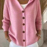 Felícia - Cardigan moderno con capucha