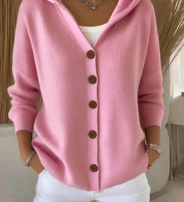 Felícia - Cardigan moderno con capucha