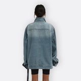 Sílvia - Chaqueta Vintage Cuello Alto Asimétrica