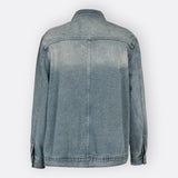 Sílvia - Chaqueta Vintage Cuello Alto Asimétrica