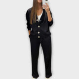 Chantal - Conjunto de abrigo y pantalones