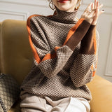 Leonor - Jersey de Cuello Alto Lujoso