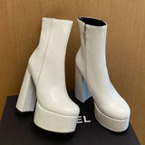 Carina - Botas con plataforma super alta con encanto y confianza