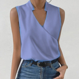 Salete - Top suave con escote en V