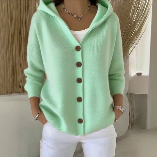 Felícia - Cardigan moderno con capucha