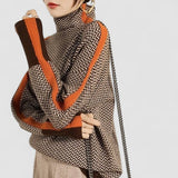 Leonor - Jersey de Cuello Alto Lujoso