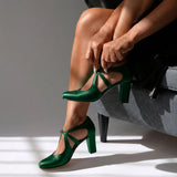 Joana - Zapatos de Tacón con Tiras Cruzadas